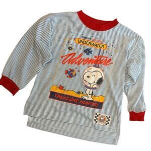 Snoopy Buster Brown LS Underwater Adventure Sz 6